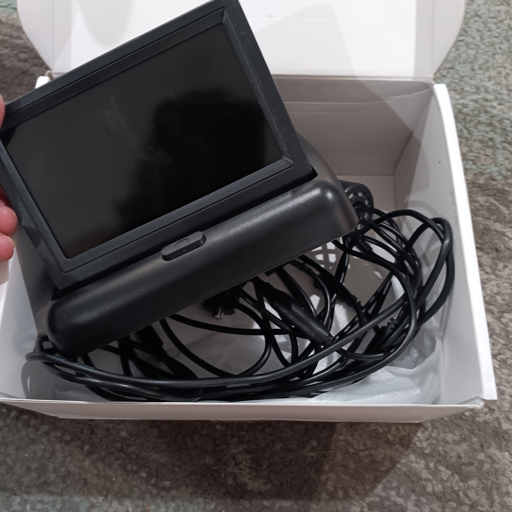 Black Digital Display with Cables